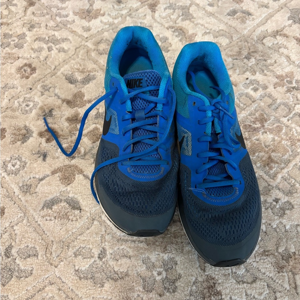 Nike Blue and Black Running Shoes